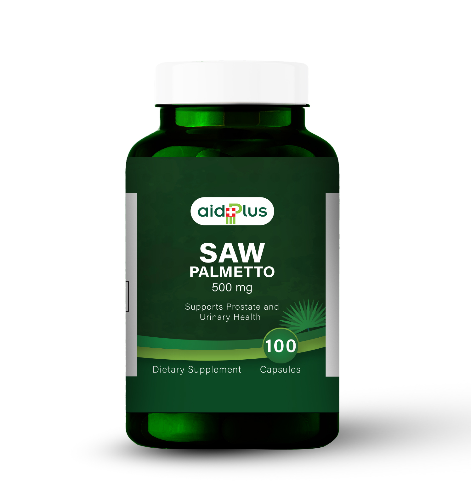 Picture of AID PLUS SAW PALMETTO 500 MG 100's